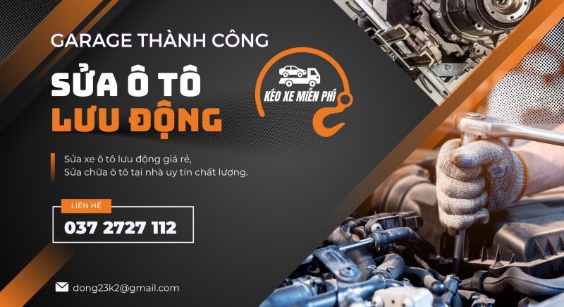 Dịch vụ sửa ô tô lưu động Thành Công